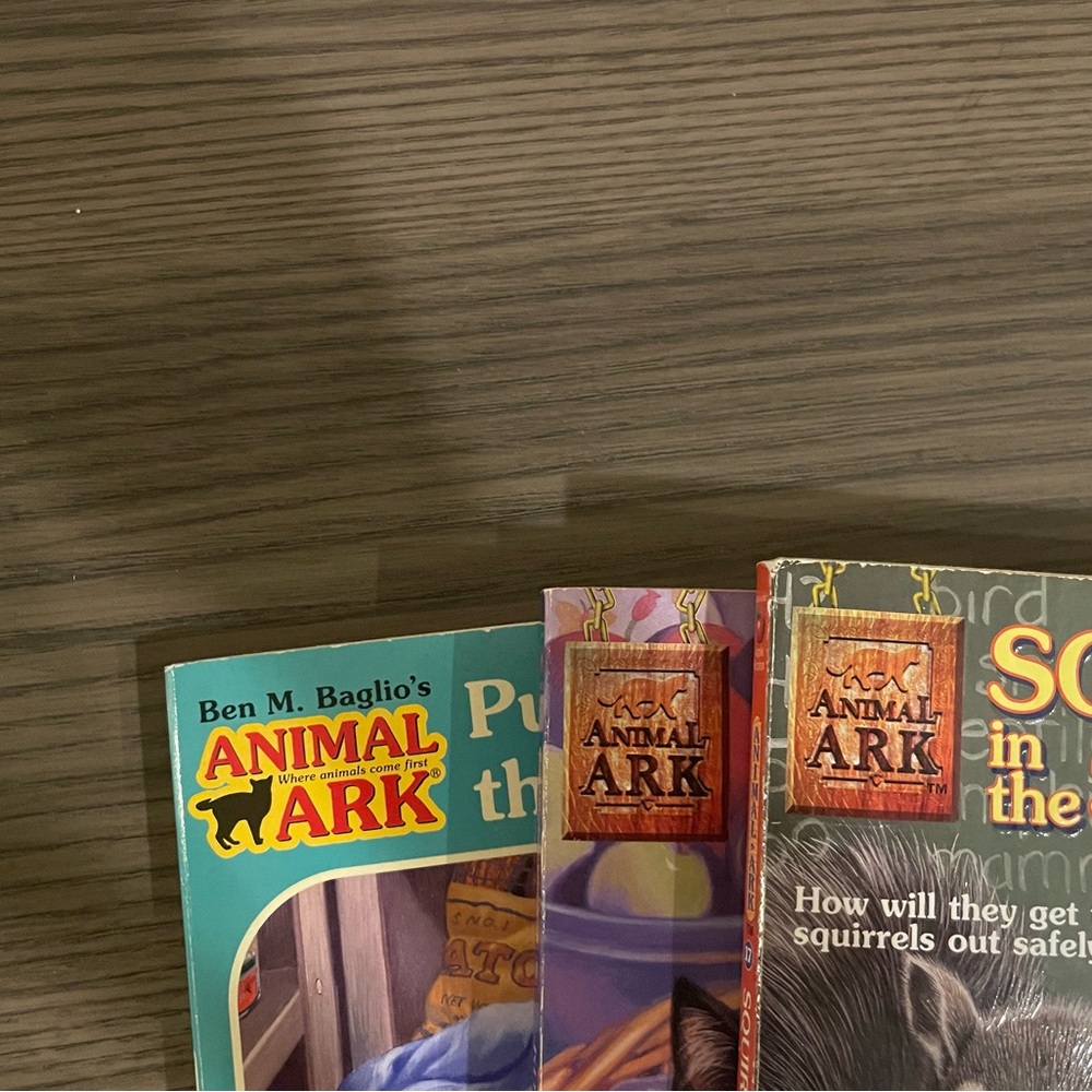 3 Scholastic Books From The Animal Ark. Author- Ben M. Baglio